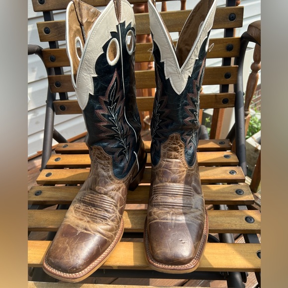 Ariat Shoes Ariat Mens Wildstock Real Deal Western Boot Broad